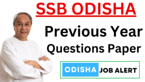 SSB Odisha TGT Previous Year Question Paper Download