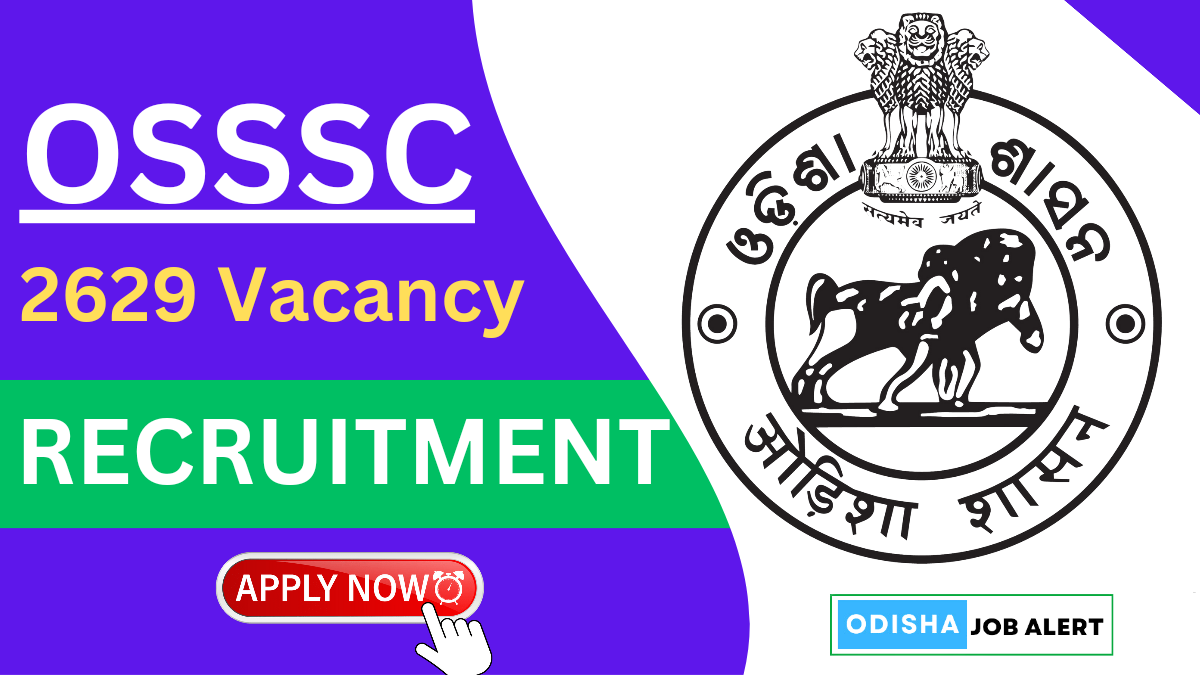 Osssc Ssd Teacher Recruitment 2024 Apply For 2629 Posts Odishajobalert Net Odisha Govt Job Osssc Ssd Teacher Recruitment 2024 Apply For 2629 Posts Odishajobalert Net Odisha Govt Job