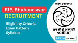 RIE Bhubaneswar Recruitment 2024
