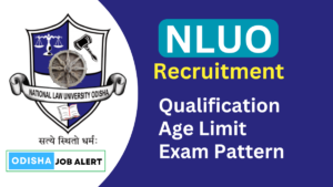 NLUO Cuttack Recruitment 2024