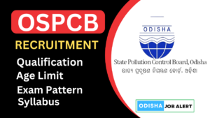 Odisha State Pollution Control Board (SPCB) Recruitment 2024